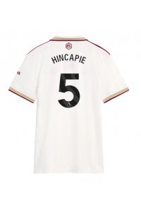Arsenal Piero Hincapie #5 Fotballdrakt Tredje Klær Dame 2025-26 Korte ermer